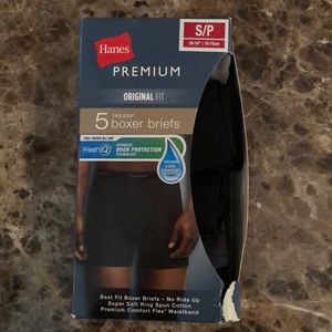 New Men’s Hanes Premium Boxer Briefs size S/P